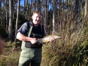 Joe with a Four Springs trout 