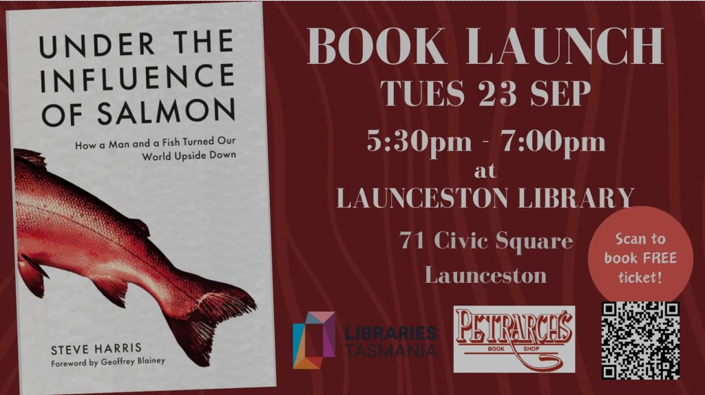 launch of the book "Under the Influence of Salmon" by Steve Harris