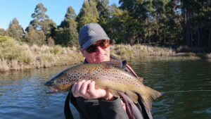 Gary with wild brown trout