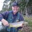 Stuart with a 4 pound brown trout